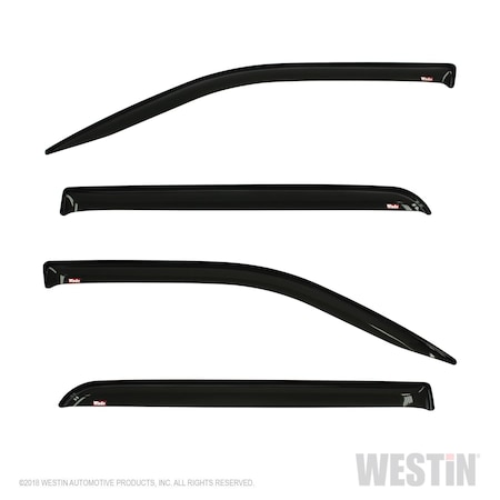 Westin Tape On Wind Deflector 4pc 72-35432